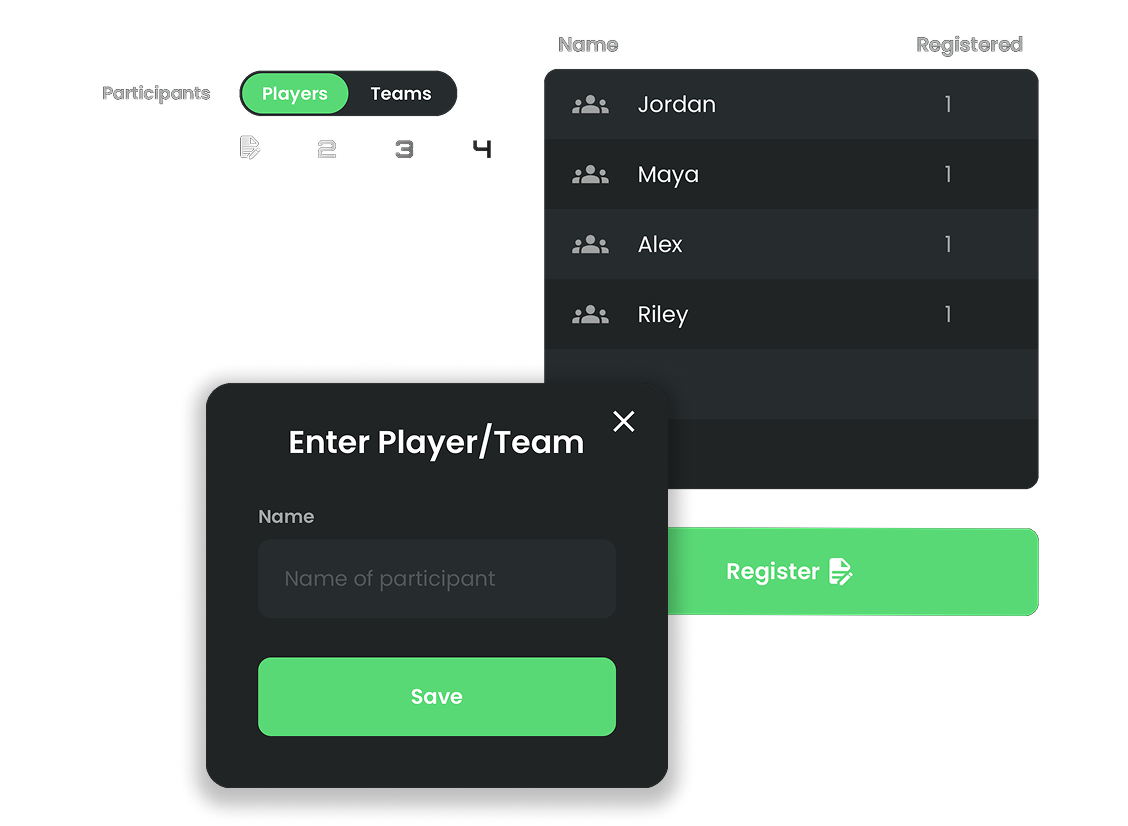 Open registration
